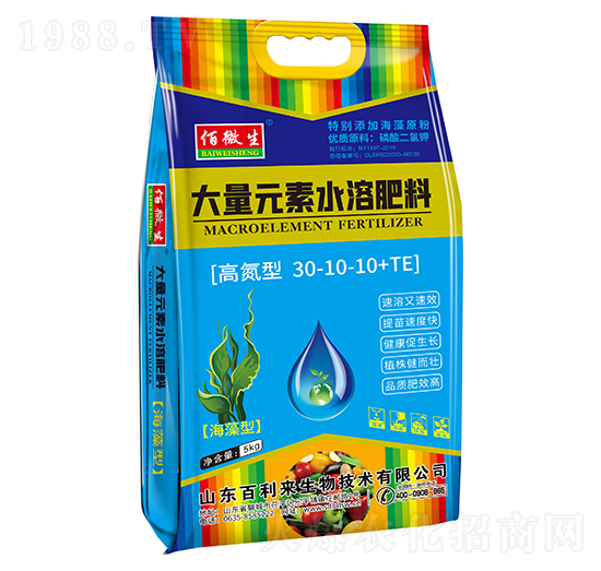 �ߵ��ʹ���Ԫ��ˮ�ܷ���30-10-10+TE-��΢��