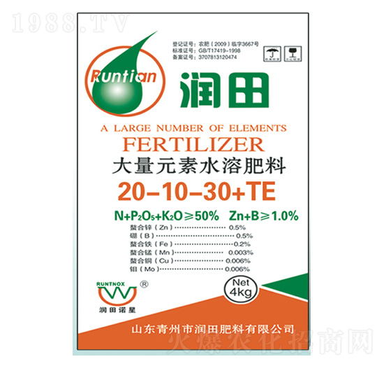 ����Ԫ��ˮ�ܷ���20-10-30+TE-��(r��n)�����