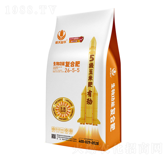 玉米專(zhuān)用生物功能復(fù)合肥26-5-5-航天益華