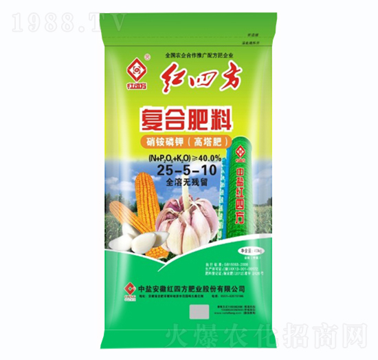 高塔硝銨磷鉀復(fù)合肥25-5-10-紅四方